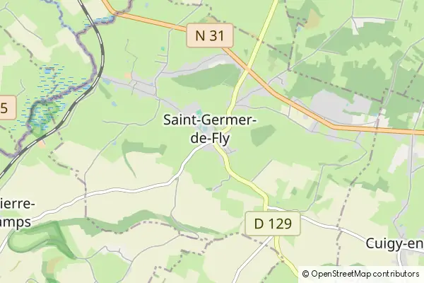 Karte Saint-Germer-de-Fly