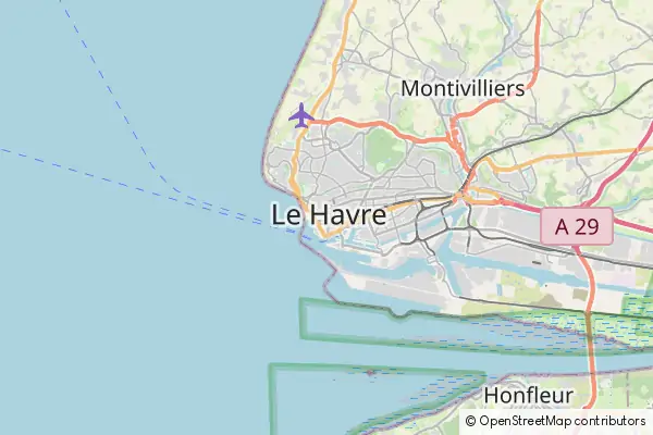 Karte Le Havre