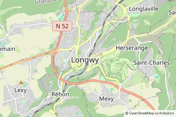 Karte Longwy