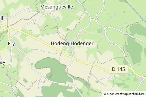 Karte Hodeng-Hodenger