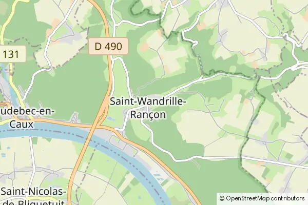 Karte Saint-Wandrille-Rançon