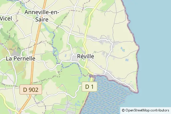 Karte Réville