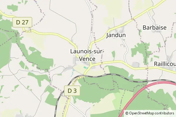 Karte Launois-sur-Vence