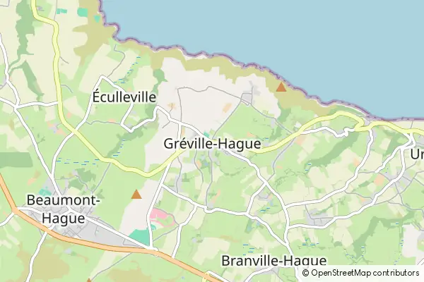 Karte Gréville-Hague