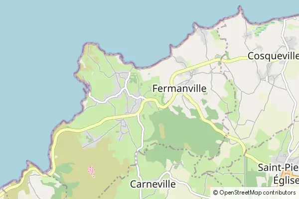 Karte Fermanville