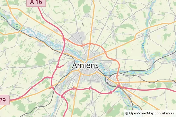 Karte Amiens