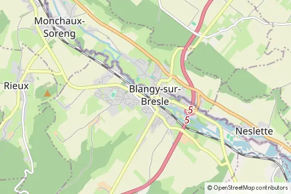 Karte Blangy-sur-Bresle