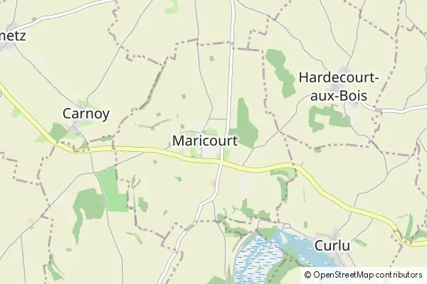 Karte Maricourt