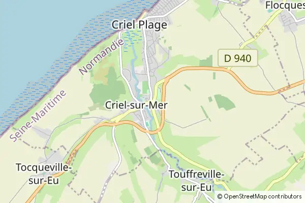 Karte Criel-sur-Mer