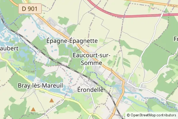 Karte Eaucourt-sur-Somme