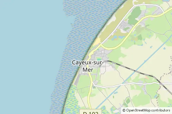 Karte Cayeux-sur-Mer