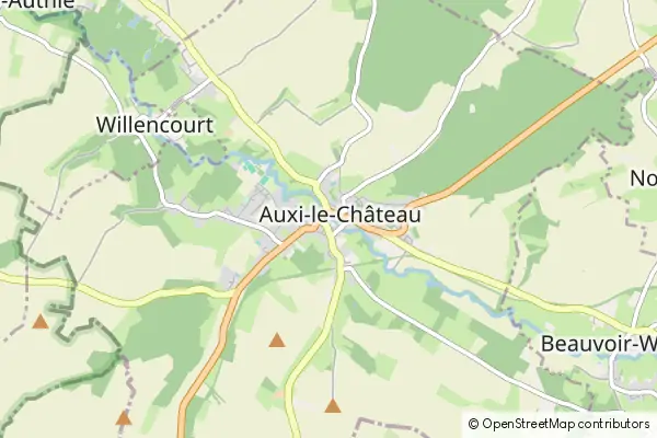 Karte Auxi-le-Château