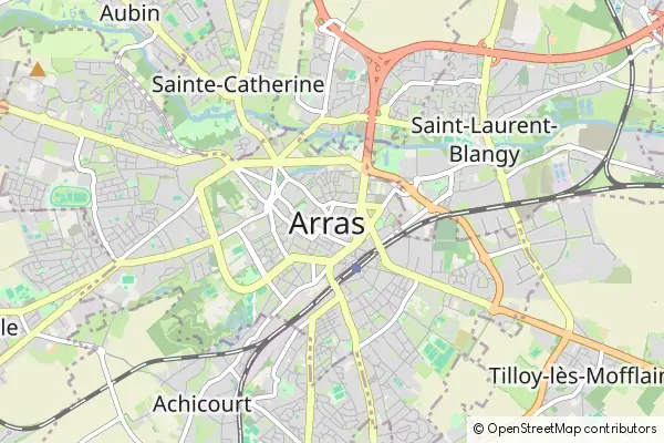 Karte Arras