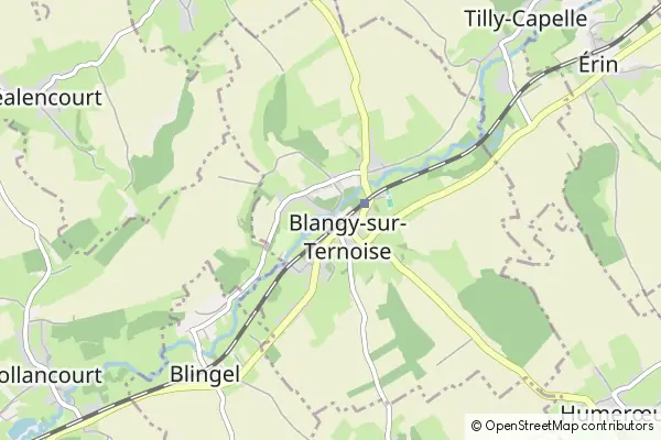 Karte Blangy-sur-Ternoise