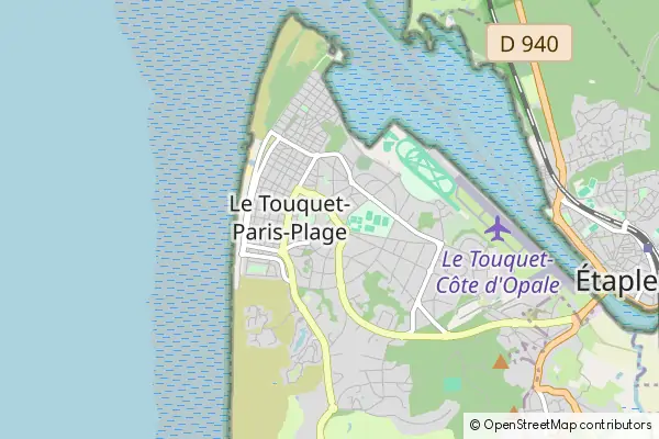 Karte Le Touquet – Paris-Plage