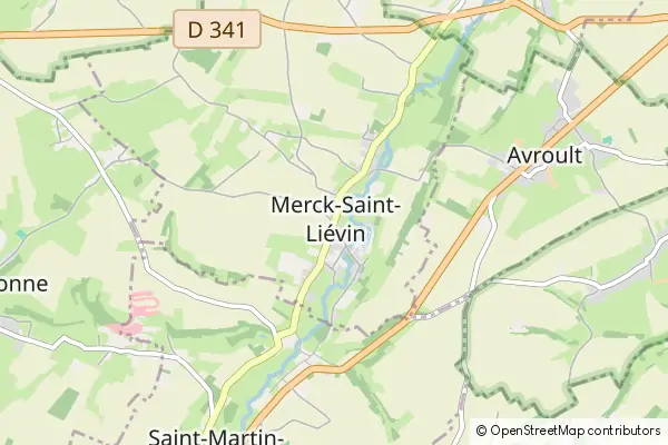 Karte Merck-Saint-Liévin