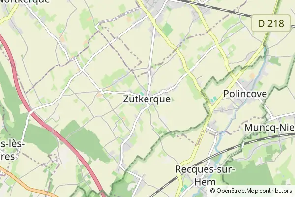 Karte Zutkerque