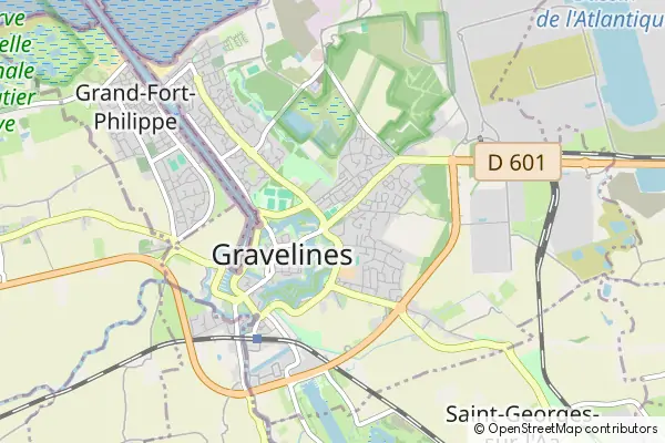 Karte Gravelines