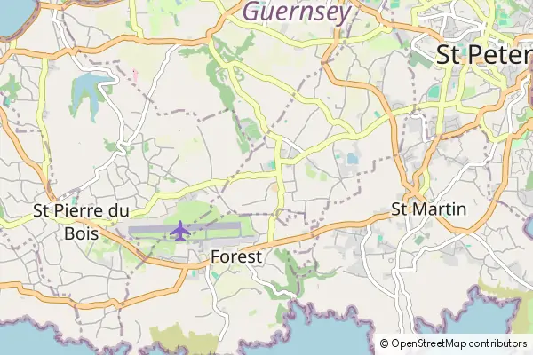 Karte Les Vauxbelets