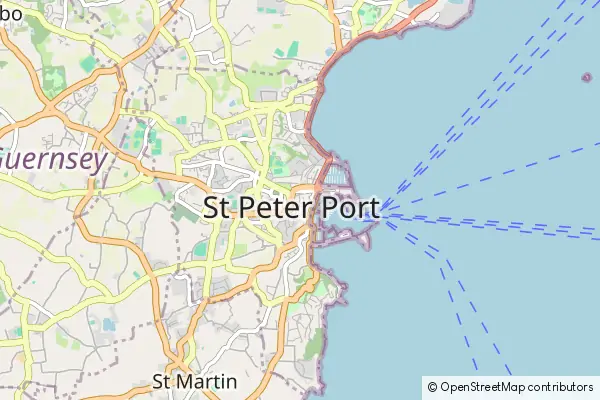 Karte St Peter Port