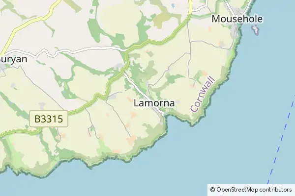 Karte Lamorna