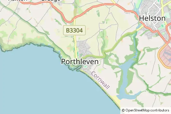 Karte Porthleven