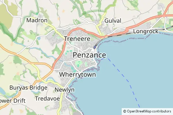 Karte Penzance