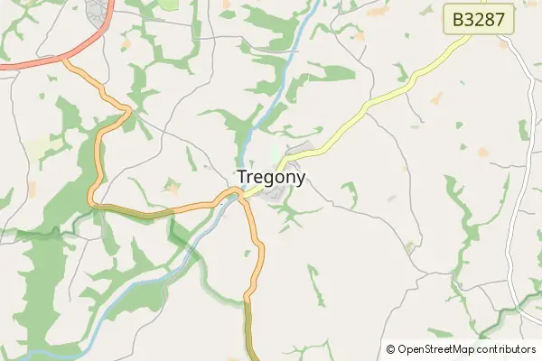 Karte Tregony