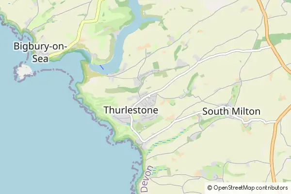 Karte Thurlestone