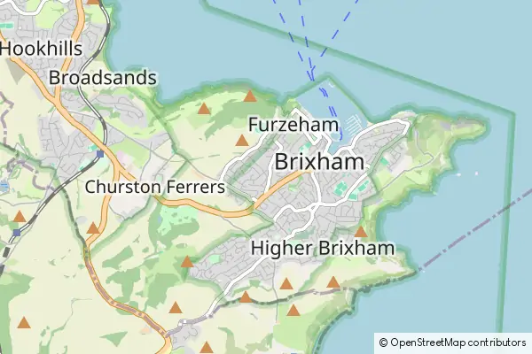 Karte: Brixham • © OpenStreetMap contributors Karte Brixham