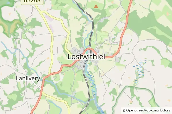 Karte Lostwithiel