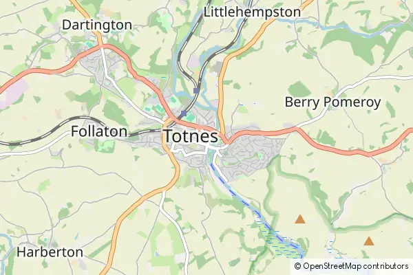 Karte Totnes