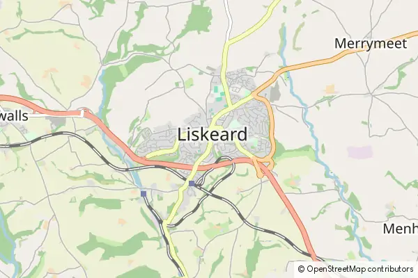 Karte Liskeard