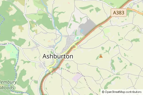 Karte: Ashburton • © OpenStreetMap contributors Karte Ashburton