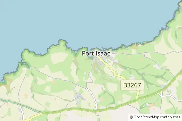 Karte Port Isaac