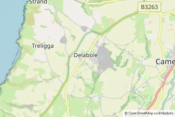 Karte Delabole