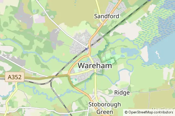 Karte Wareham