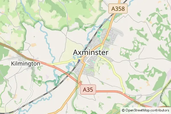 Karte Axminster