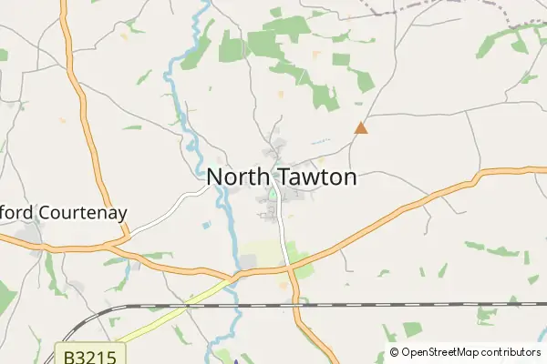 Karte North Tawton