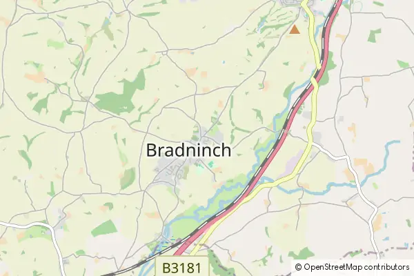 Karte Bradninch