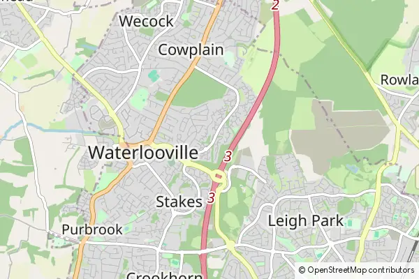 Karte Waterlooville