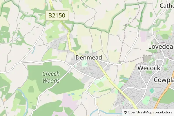 Karte Denmead