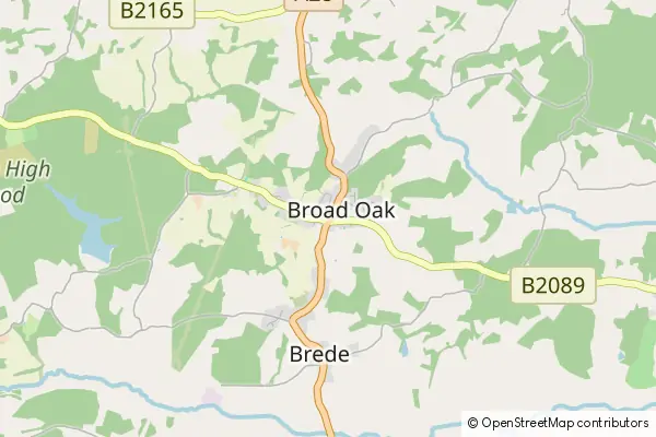 Karte Broad Oak