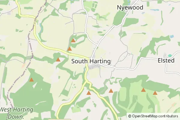 Karte South Harting