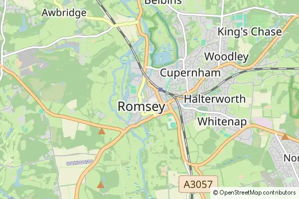 Karte Romsey