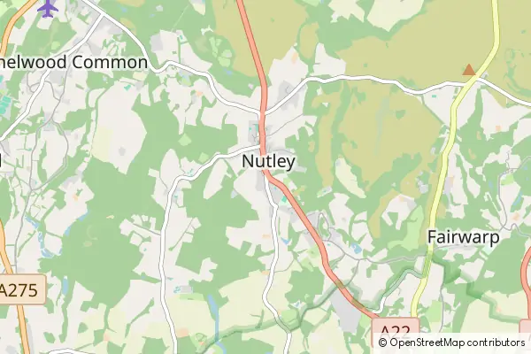 Karte Nutley