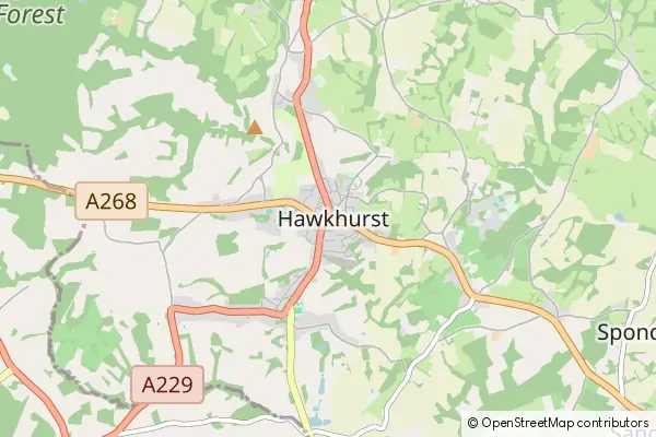 Karte Hawkhurst