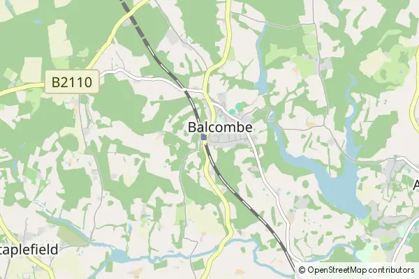 Karte: Balcombe • © OpenStreetMap contributors Karte Balcombe
