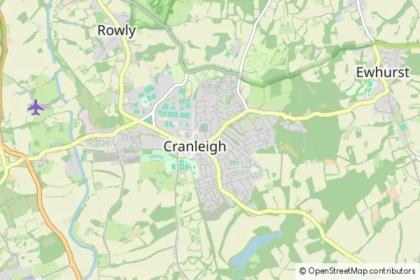 Karte Cranleigh