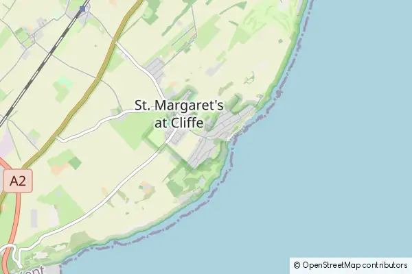 Karte St Margaret's Bay